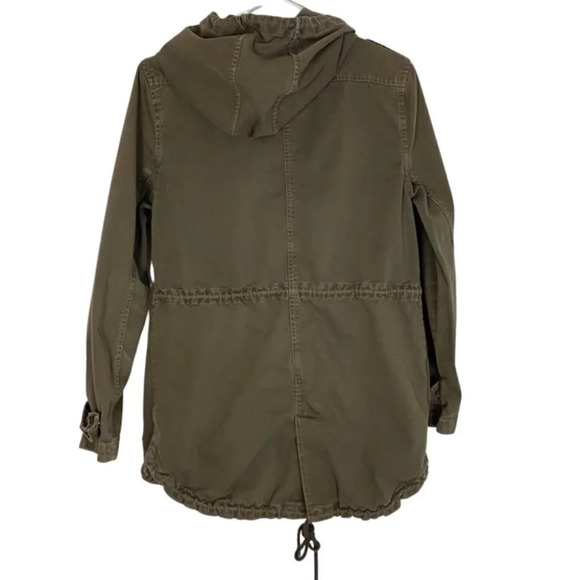 Velvet x Graham & Spencer Light Weight Army Utility Jacket Womens Small Green - Picture 2 of 14